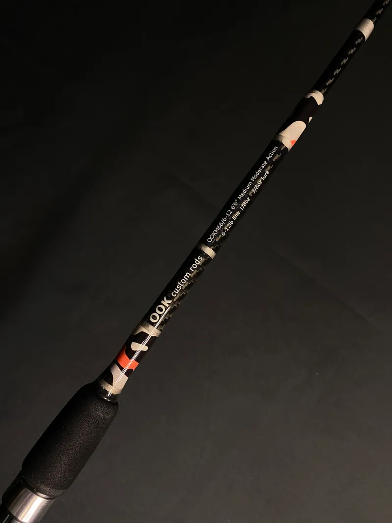 Featured image for “6'6" Medium Spinning Rod – Camo Wrap”